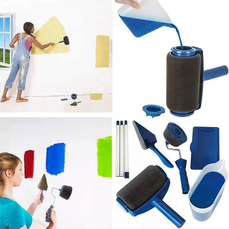 Self-Feeding Wall Applicator with Internal Paint Chamber for Fast, Drip-Free Painting of Rooms, Ceilings & Large Surfaces | Thomler