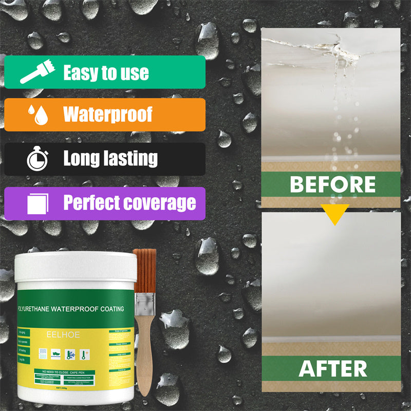 Transparent Waterproofing Sealant for Roofs, Wood, Concrete & Masonry – DIY Weather Shield for Home Exteriors & Indoor Surfaces | Thomler