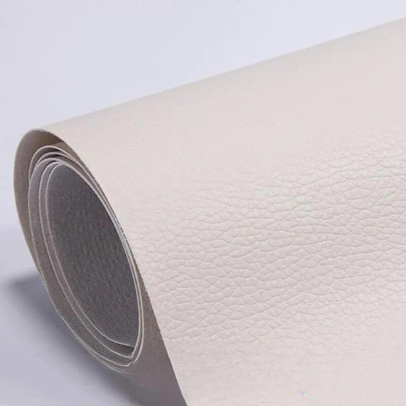 Peel-and-Stick Leather Repair Patches for Furniture, Car Seats & Bags – Cut-to-Fit, Waterproof Vinyl Sheet 20×54 in | Thomler