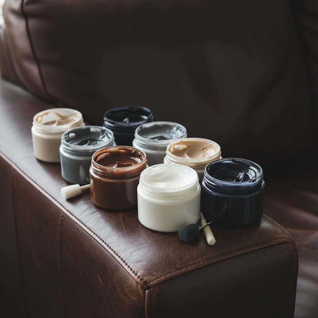 Leather Touch-Up Paint for Couches, Bags & Shoes – Smooth Coverage for Worn Surfaces | Thomler