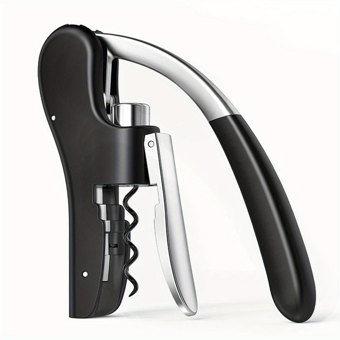 Ergonomic Corkscrew Wine Bottle Opener with Lever Mechanism – Home & Professional Use | Thomler
