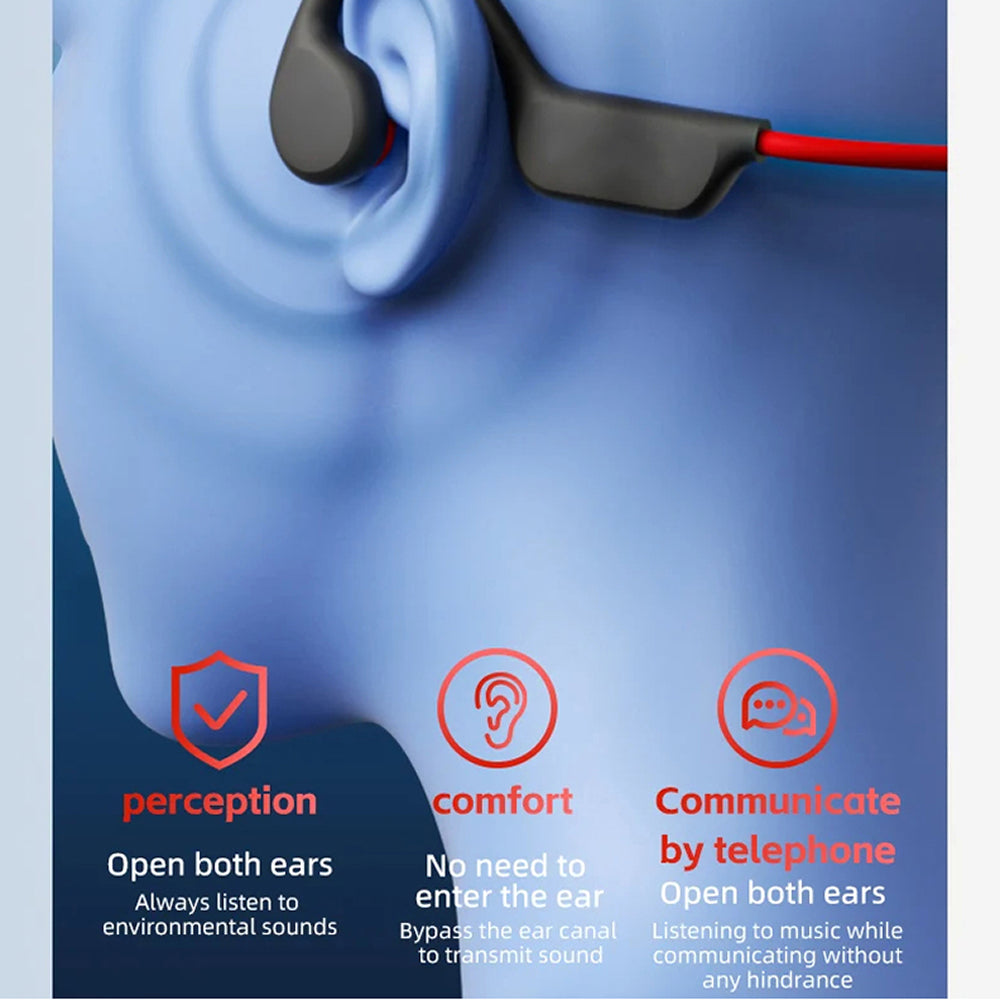 Bone Conduction Swim Headphones with 32GB Storage & IPX8 Waterproof Rating for Pool Training, Open Water Swimming, Running & Cycling | Thomler