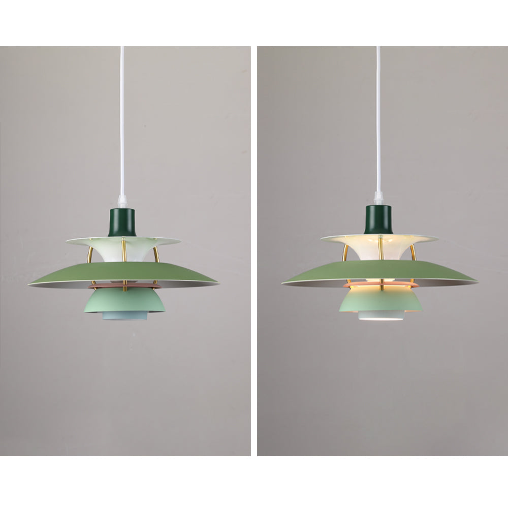 Adjustable Cord Pendant Light with Metal Shade – Modern Drop Ceiling Fixture for Kitchen & Dining Room | Thomler