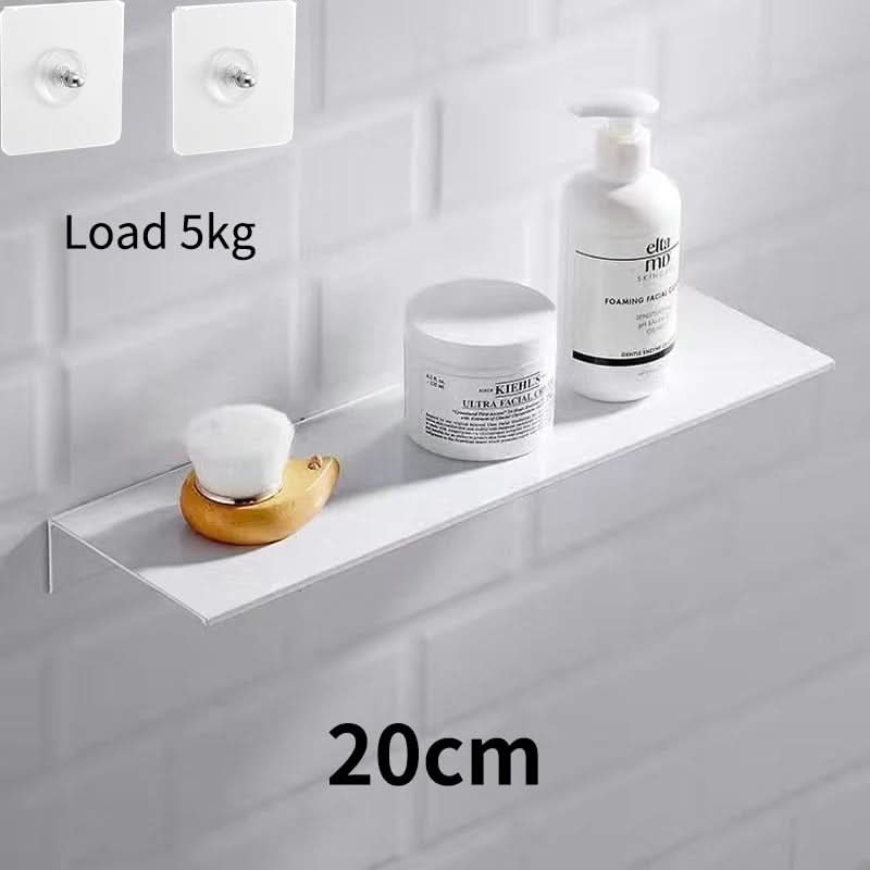 Adhesive-Mount Storage Ledge – No-Drill Wall Organizer for Bath, Kitchen & Bedroom | Thomler