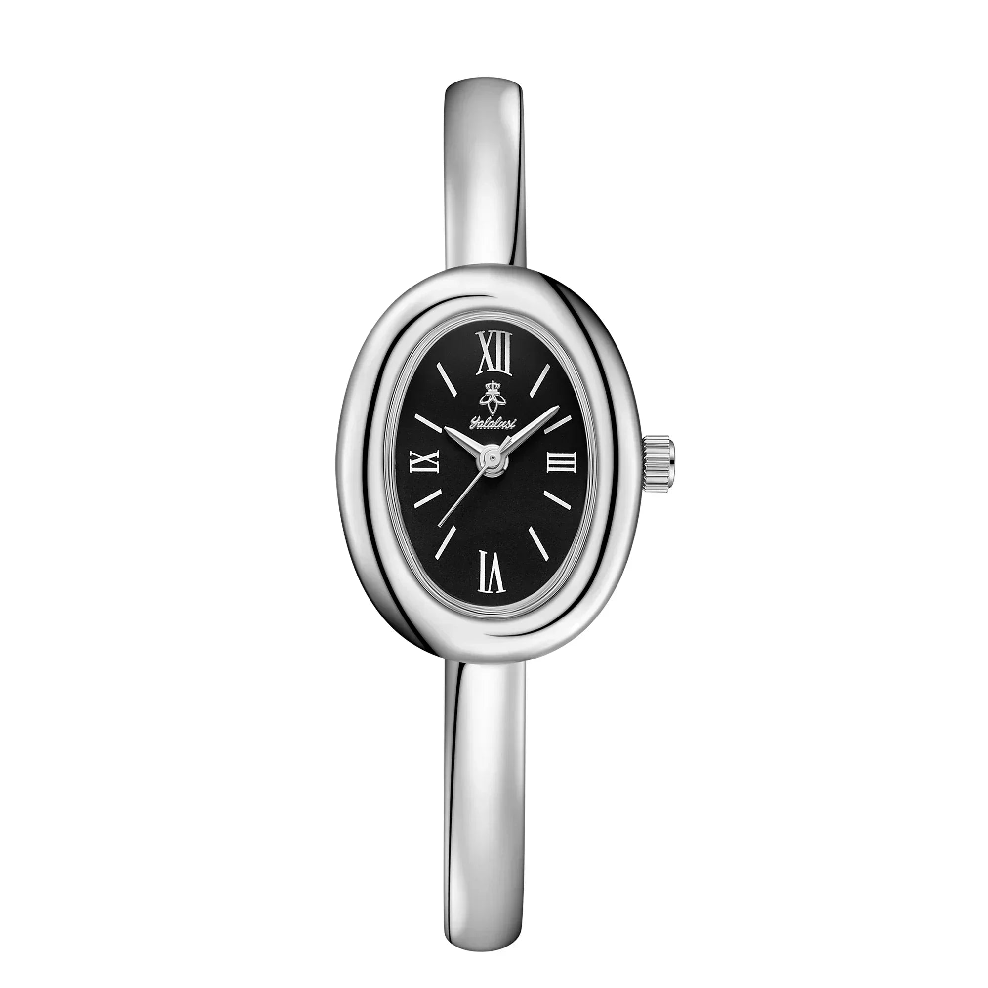 Women's Oval Dial Bangle Watch Stainless Steel Bracelet Timepiece for Everyday Dressy Casual Office Events Travel Gifts Analog Quartz Moveme | Thomler