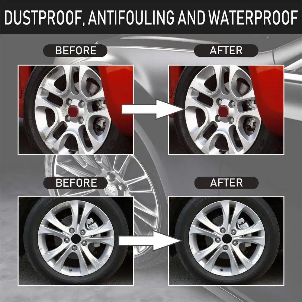 Metal Wheel Touch-Up Repair System for Scratched & Scuffed Car Rims – Restore Finish on Aluminum, Steel & Chrome Wheels at Home | Thomler