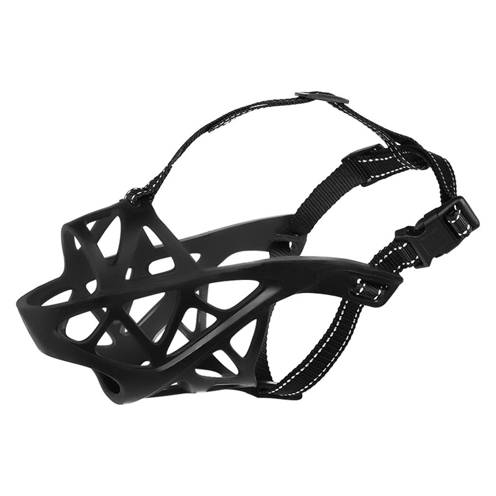 Soft Fabric Dog Muzzle for Training, Vet Visits & Grooming – Breathable Mesh Design for Small to Large Breeds – Adjustable Secure Fit | Thomler