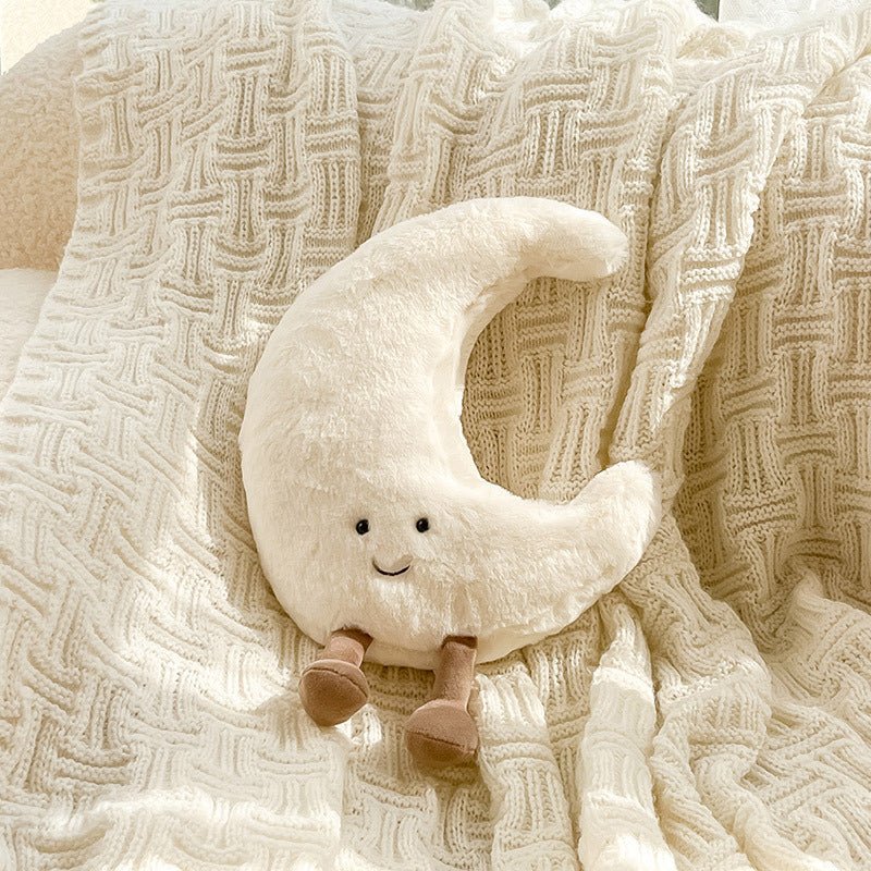 Kuschelkissen Sonne & Mond mit süßem Gesicht