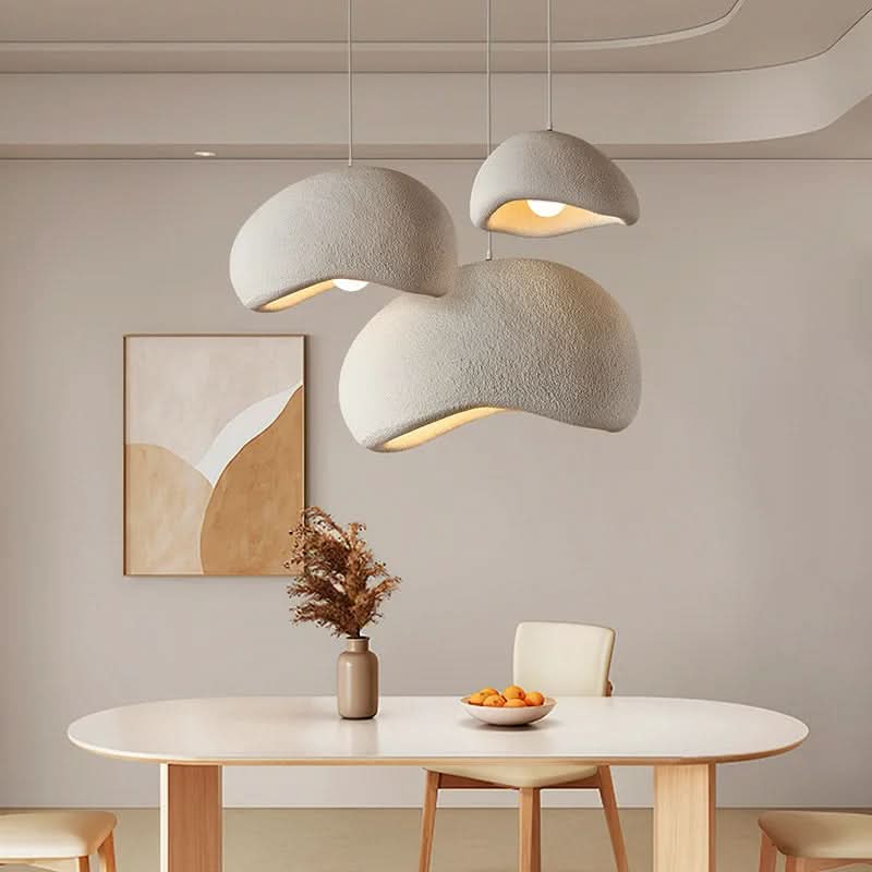 Pendant Light Polystyrene E27 Adjustable 120.0 cm White Dining Room Kitchen Hanging Ceiling Lamp Dimmable Modern | Thomler