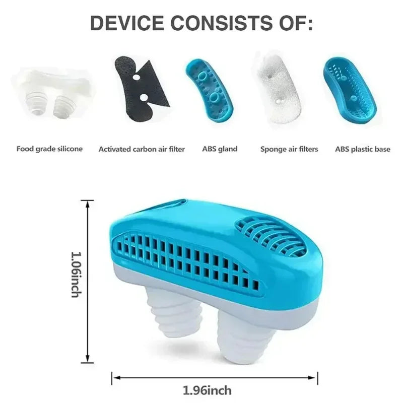 Nasal Dilator Clip with Built-In Air Filter for Nighttime Breathing Support | Thomler