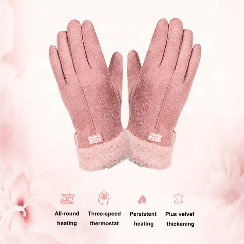 Insulated Windproof Gloves with Smart Fingertips for Women | Touch-Compatible Hand Warmers for Cold Weather Commutes Outdoor Activities Dail | Thomler