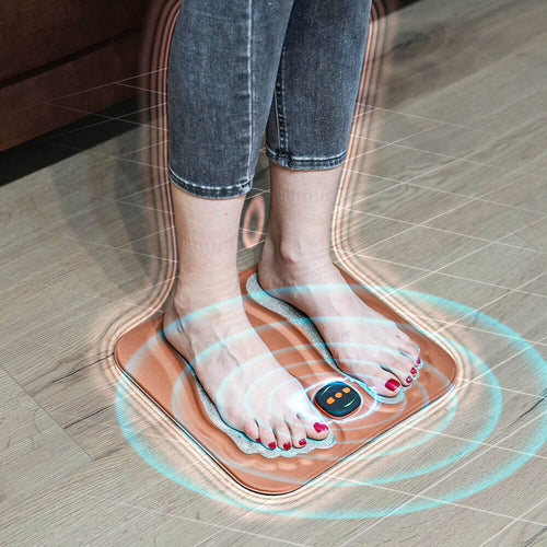 Foot Nerve Stimulation Mat for Neuropathy Pain Relief | EMS Therapy Pad | Circulation Booster for Tingling Feet | Rechargeable Massager with | Thomler