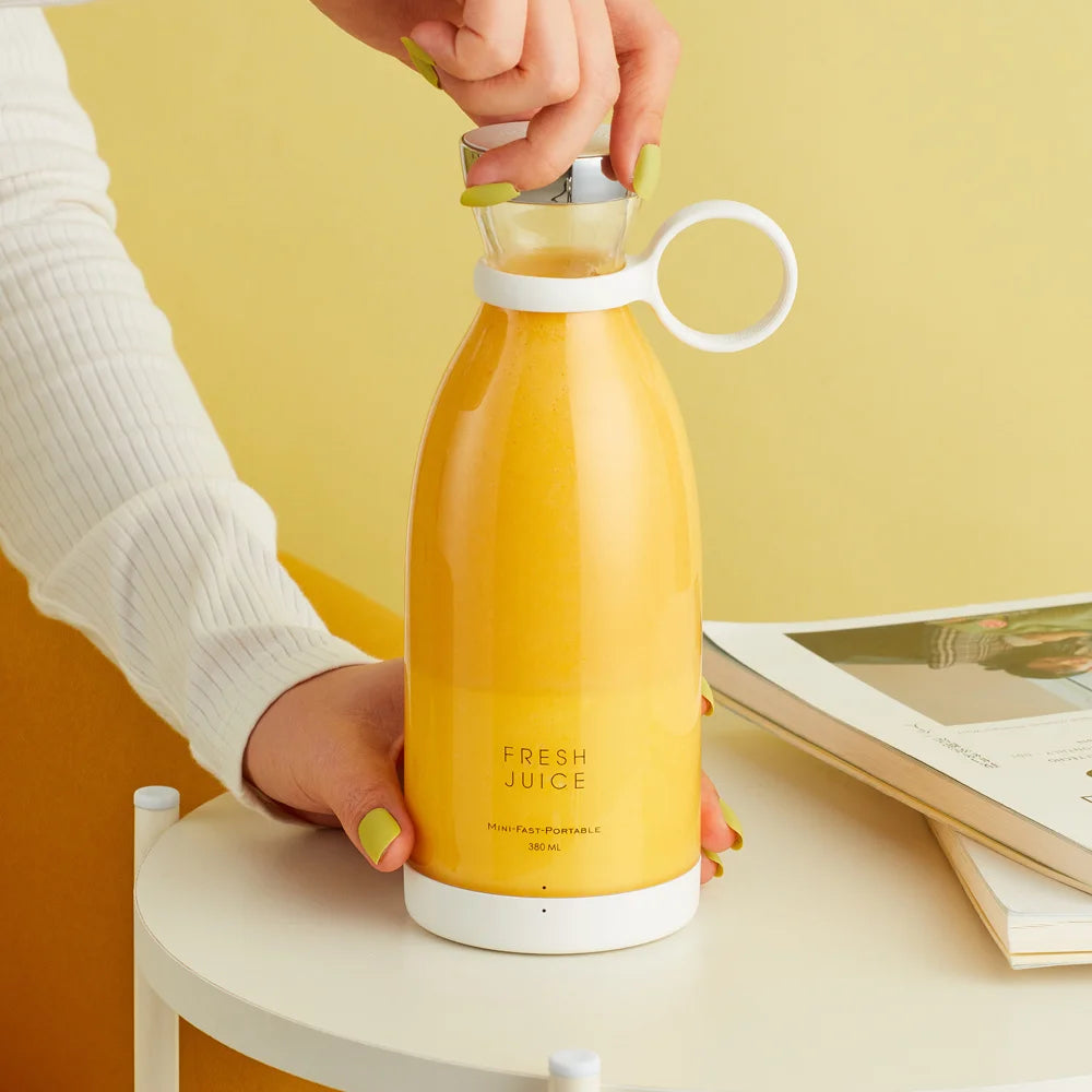 Portable Blender Bottle BPA-Free 420 ml USB Rechargeable Smoothies On The Go | Thomler