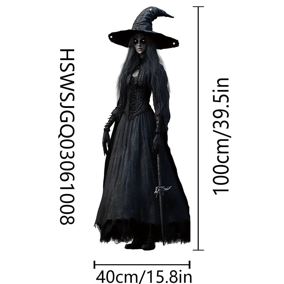 Skeleton Bride Hanging Halloween Decoration – Weather-Resistant Outdoor Horror Prop for Porch & Yard Display | Thomler