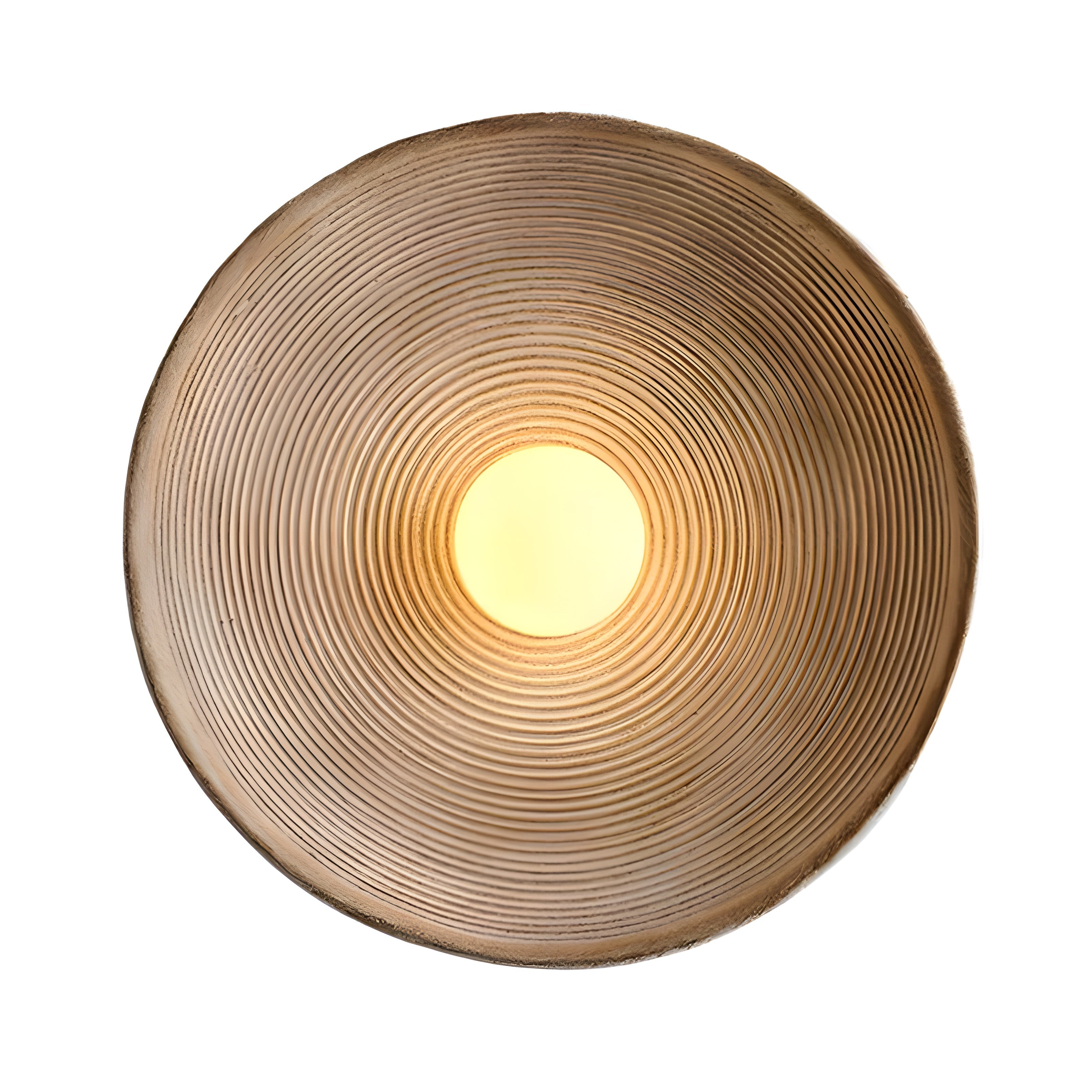 Wall Lamp Resin Glass 19.7 in Round White Bedroom Living Room Ambient Lighting Scandinavian Minimalist Sconce | Thomler