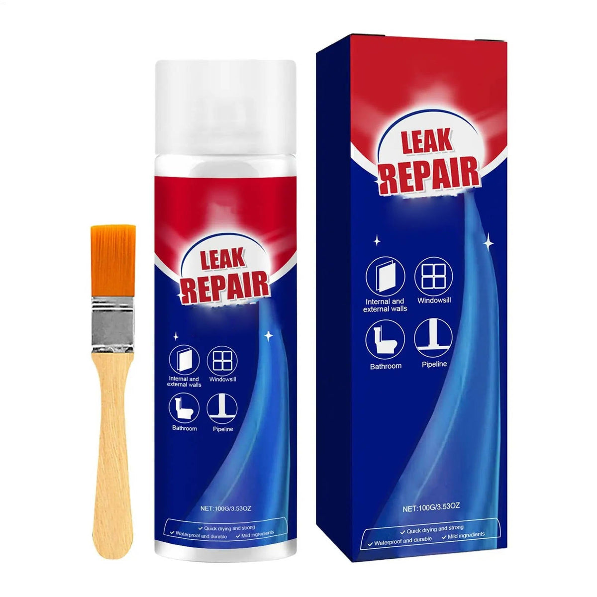 All-Purpose Instant Sealing Spray for Cracks and Leaks – Multi-Surface Waterproof Repair – Flexible Formula for Roof, Gutter, Tile and | Thomler