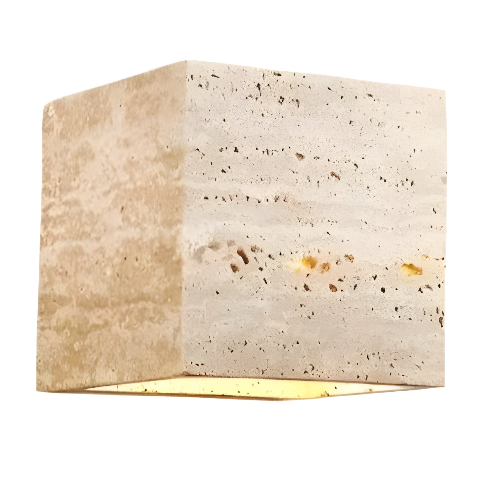 Wall Light Travertine Stone 6.3 in Outdoor Up Down LED Waterproof Garden Patio Fixture Modern Minimalist Exterior Sconce | Thomler
