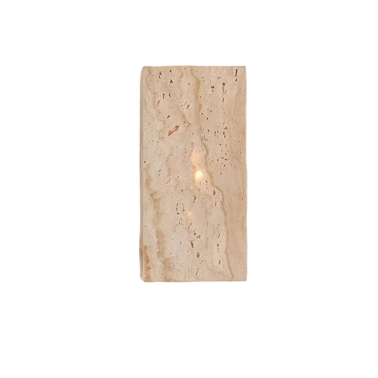 Wall Light Travertine Stone 6.3 in Outdoor Up Down LED Waterproof Garden Patio Fixture Modern Minimalist Exterior Sconce | Thomler