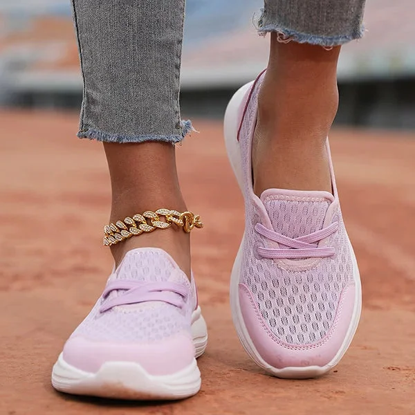 Breathable Mesh Walking Shoes with Arch Support for Women – Lightweight Wedge Design for All-Day Comfort | Thomler