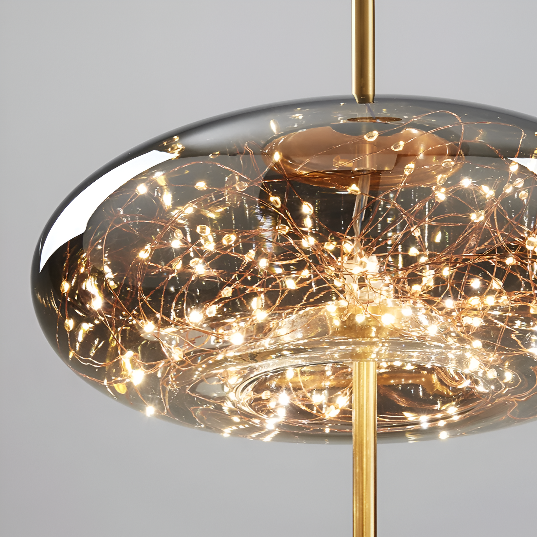 Pendant Light Glass 7.9 in Modern Adjustable Dining Room Kitchen Island Hanging Ceiling Lamp Scandinavian Minimalist Fixture | Thomler