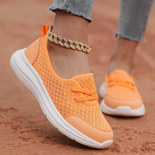 Breathable Mesh Walking Shoes with Arch Support for Women – Lightweight Wedge Design for All-Day Comfort | Thomler