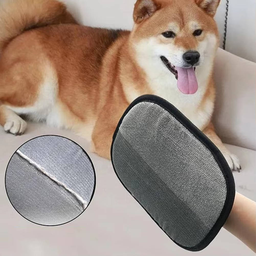 Dual-Sided Grooming Mitt for Dogs & Cats – 2-Pack Fur Collector for Upholstery & Clothing | Thomler