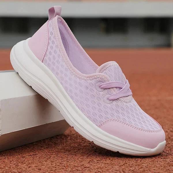 Breathable Mesh Walking Shoes with Arch Support for Women – Lightweight Wedge Design for All-Day Comfort | Thomler