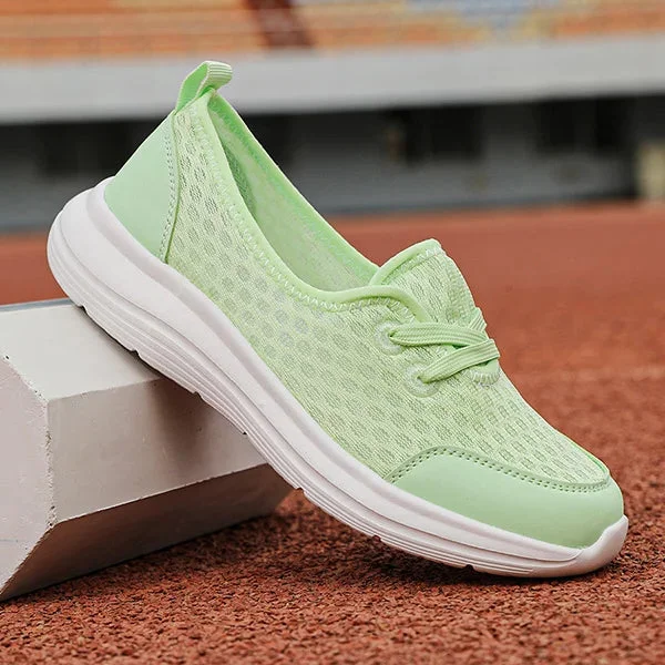 Breathable Mesh Walking Shoes with Arch Support for Women – Lightweight Wedge Design for All-Day Comfort | Thomler