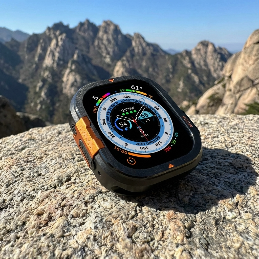 Rugged Metal Bumper Case for Apple Watch Ultra & Series 11/10 – Precision-Fit Display Guard | Thomler