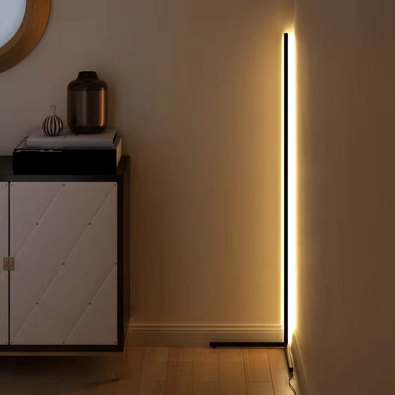 Dimmable Corner Floor Lamp with Remote Control – LED Mood Light for Living Room, Bedroom & Home Office – 3 Color Temperatures | Thomler