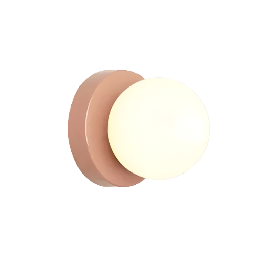 Wall Lamp Glass 10.0 cm White Bedroom Bedside Nordic Minimalist G9 LED Accent Lighting Indoor Fixture | Thomler