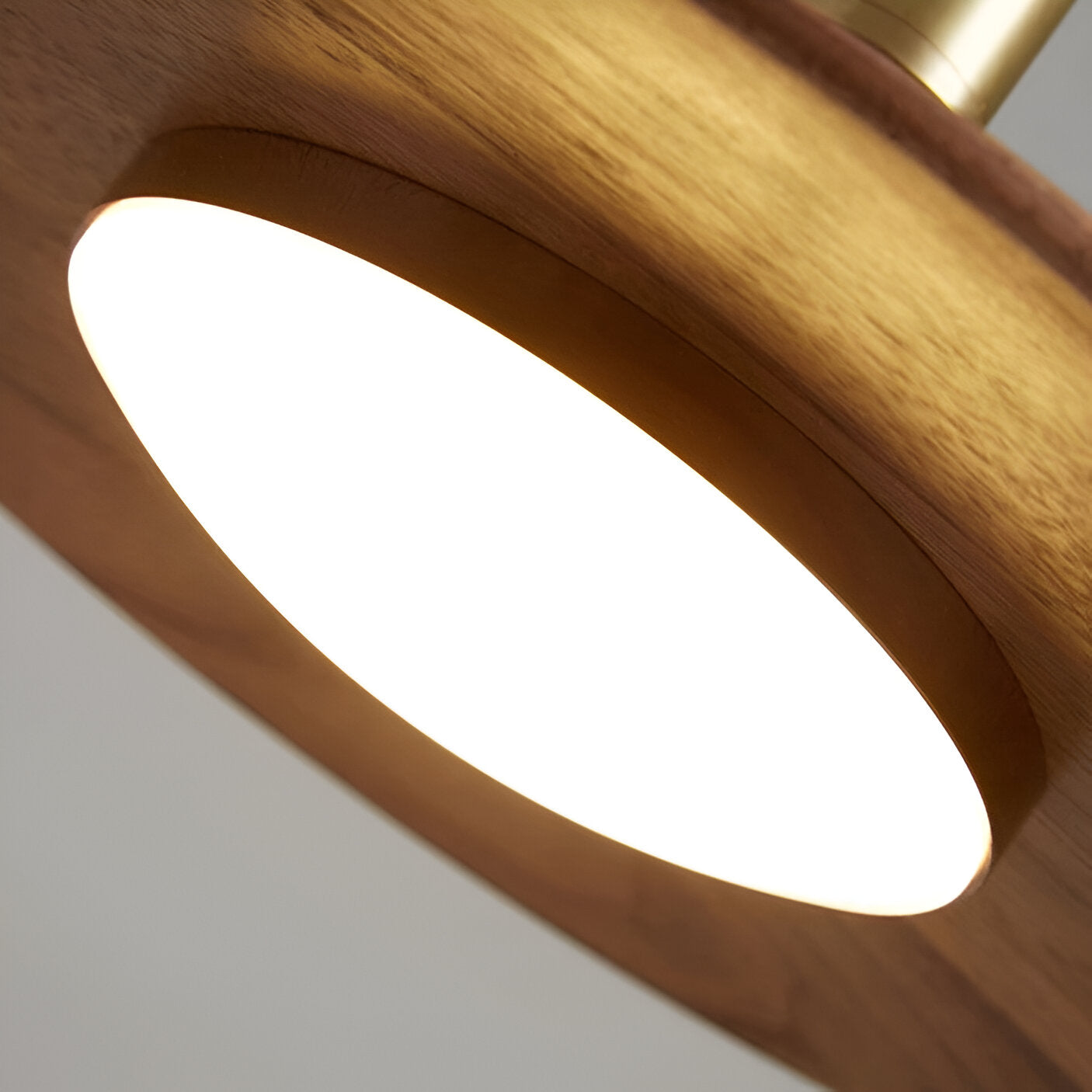 Pendant Light Iron Wood Finish 9.8 in 13.8 in Adjustable Dining Room Kitchen Island Hanging Ceiling Lamp Scandinavian | Thomler