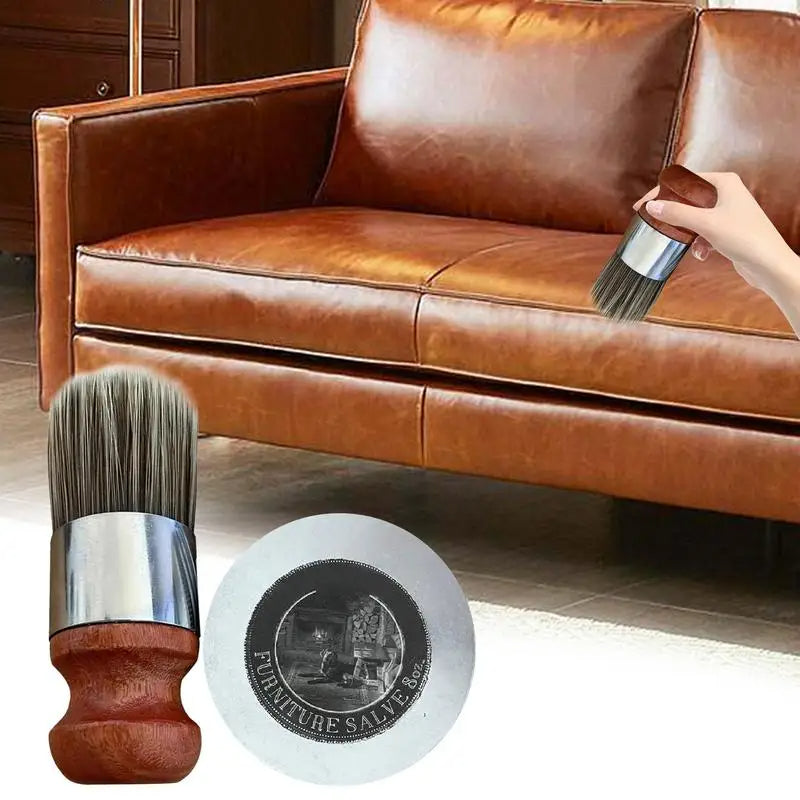 Natural Leather Conditioner & Restorer – Repair Kit for Couches, Car Seats, Shoes & Handbags – Deep Moisturizing Balm for Cracked & Worn | Thomler