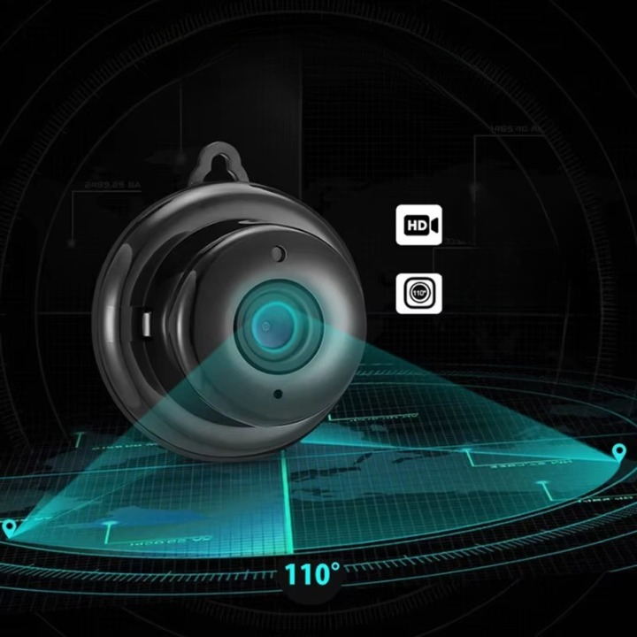 Unsichtbare HD-Überwachungskamera 1080p — magnetisch, kein Bohren