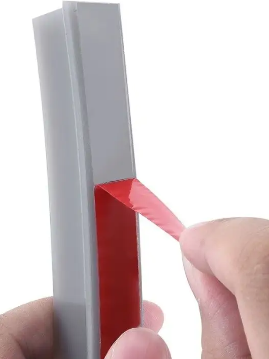 Flexible Rubber Water Dam Strip for Shower, Sink & Countertop – Self-Adhesive Threshold Barrier | Thomler