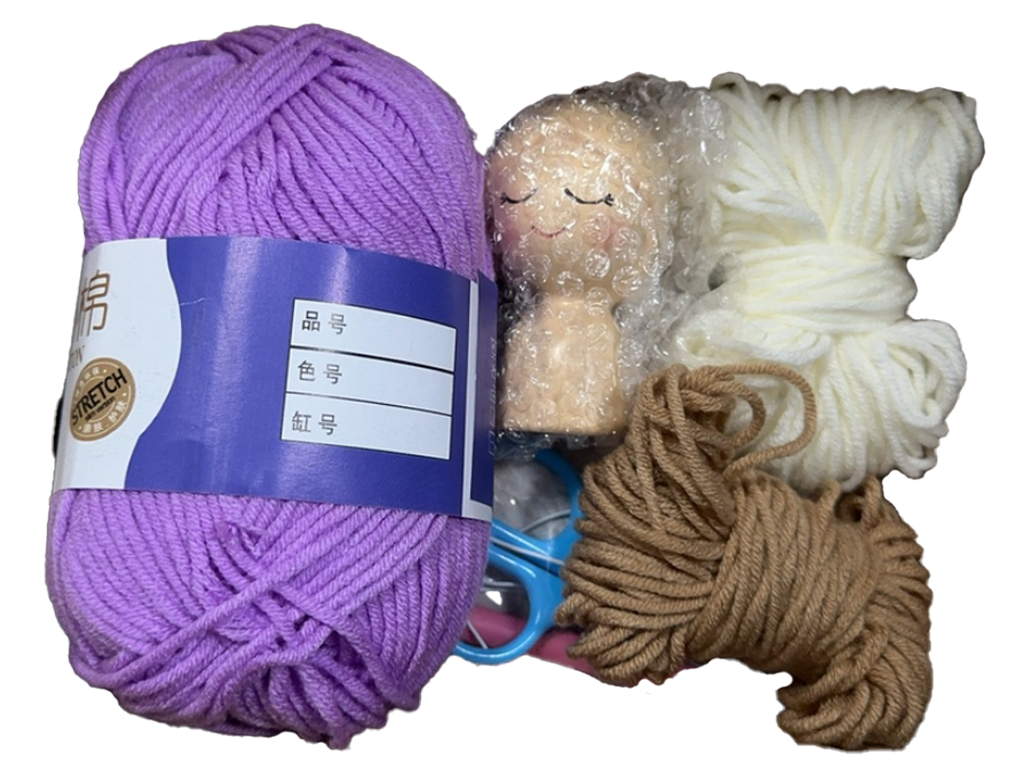 DIY Crochet Angel Craft Kit – Complete Beginner-Friendly Holiday Ornament Project with Yarn, Hook & Accessories for Christmas Decor & Gifts | Thomler