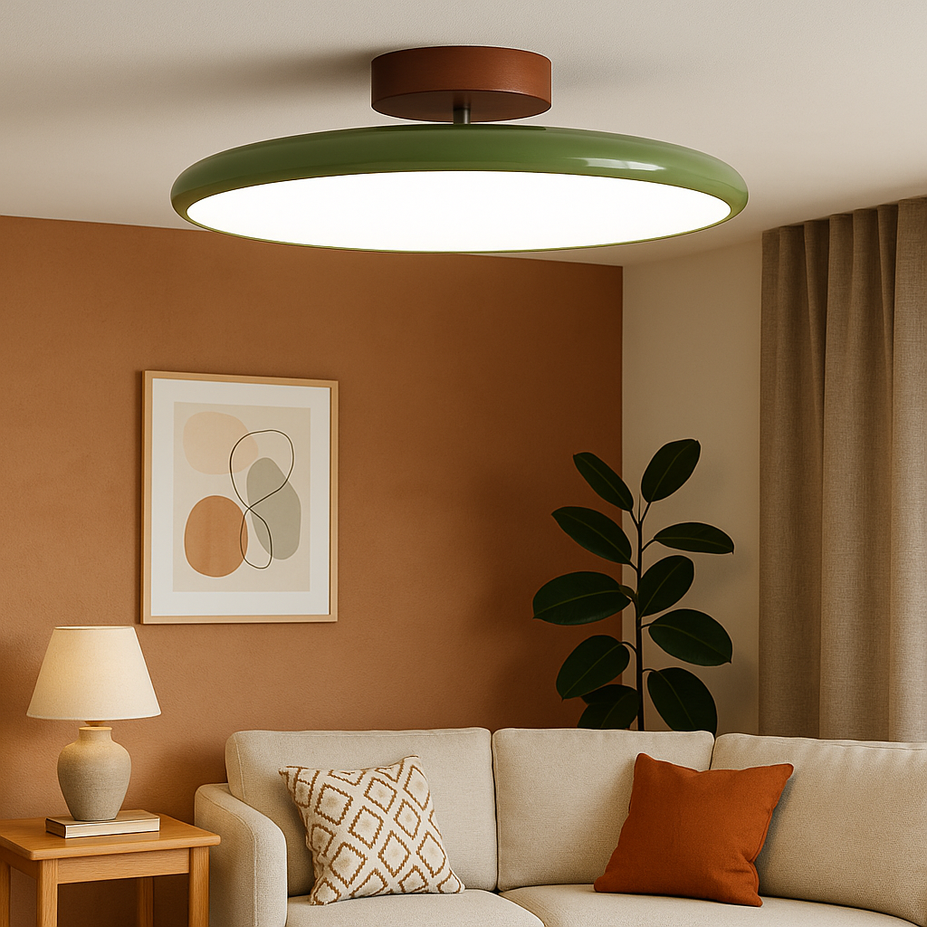 Adjustable Flush Mount Ceiling Light – Rotating LED Spotlight with Modern Minimalist Design for Kitchen, Office & Hallway – Metal & | Thomler