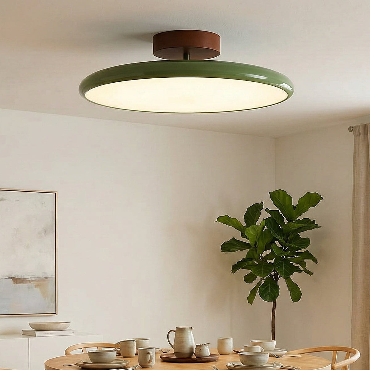 Adjustable Flush Mount Ceiling Light – Rotating LED Spotlight with Modern Minimalist Design for Kitchen, Office & Hallway – Metal & | Thomler