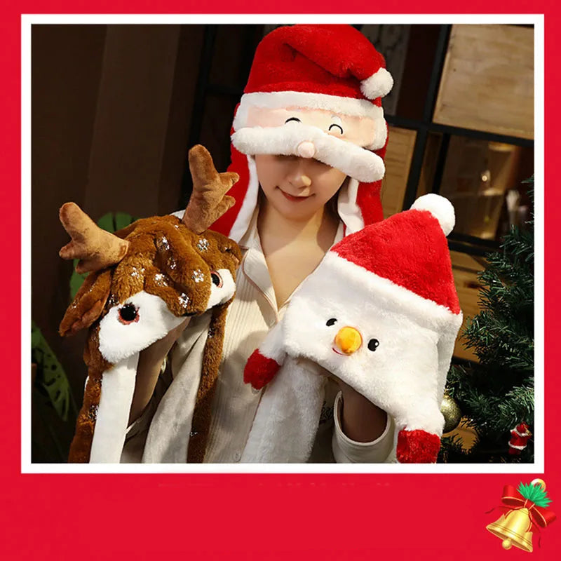 Festive Holiday Character Hat - Soft Padded Winter Headwear for Parties & Photos | Thomler