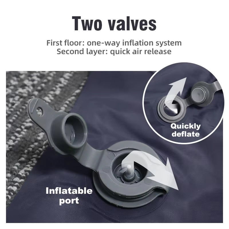 Self-Inflating Double Sleep Pad with Integrated Foot Pump for Two – Insulated Waterproof TPU Camping Mat for Backpacking, Tent Camping & | Thomler