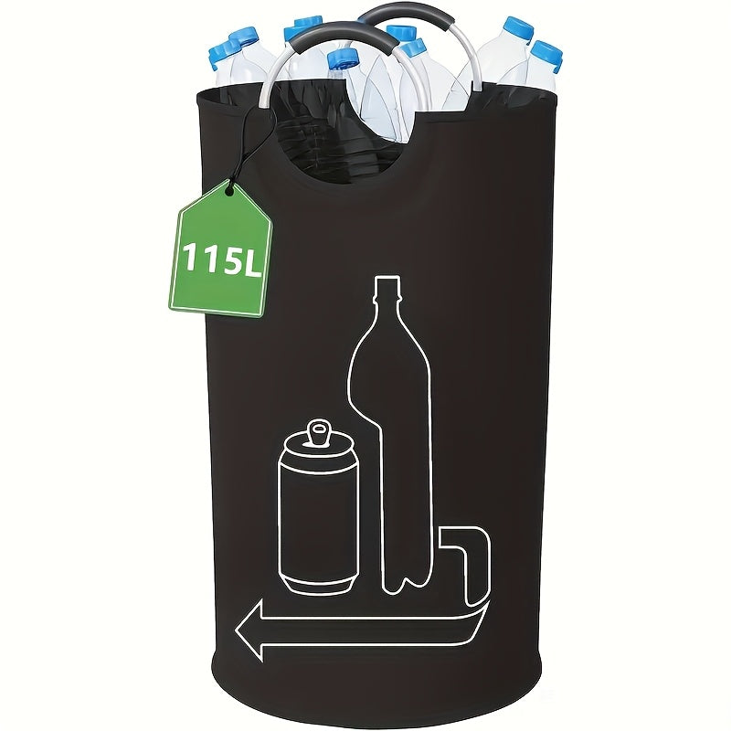 30 Gallon Collapsible Laundry Hamper with Hanging Hooks for Clothes Sorting & Storage | Thomler