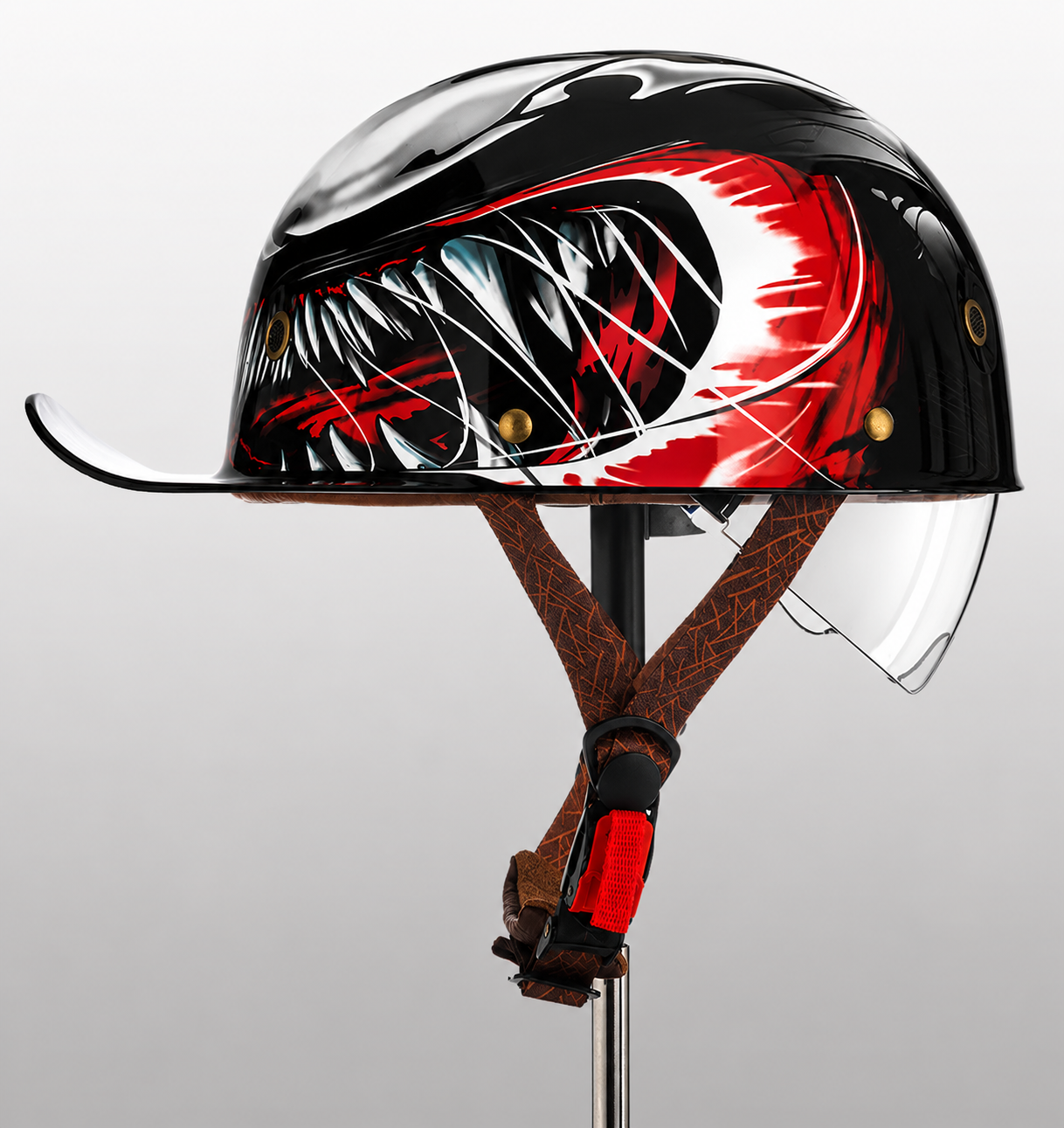 DOT-Certified Motorcycle Half Helmet with Baseball Cap Style for Urban Riding and Commuting | Thomler