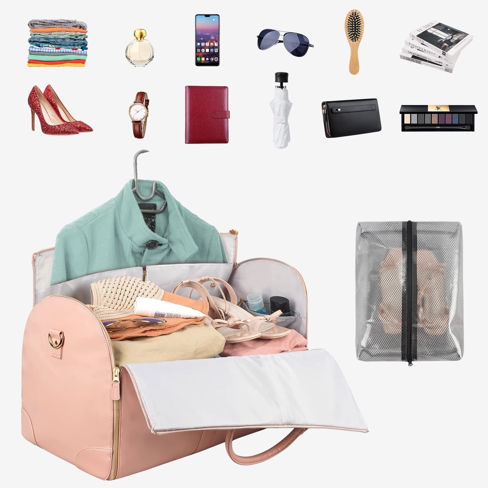 Suit Carrier with Convertible Design for Travel, Business Trips & Closet Storage | Thomler