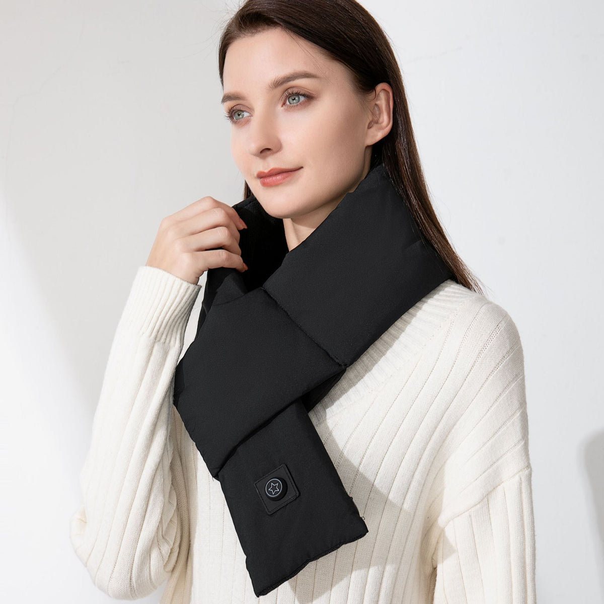 USB-Powered Heated Neck Scarf – Adjustable Temperature Wrap for Cold Weather & Muscle Relief | Thomler
