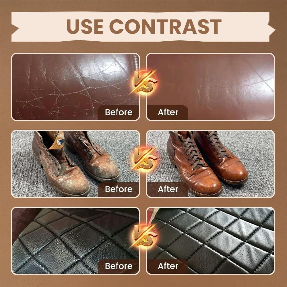 Leather Restore & Revive Balm – Deep Conditioning Treatment for Furniture, Car Seats & Bags | Thomler