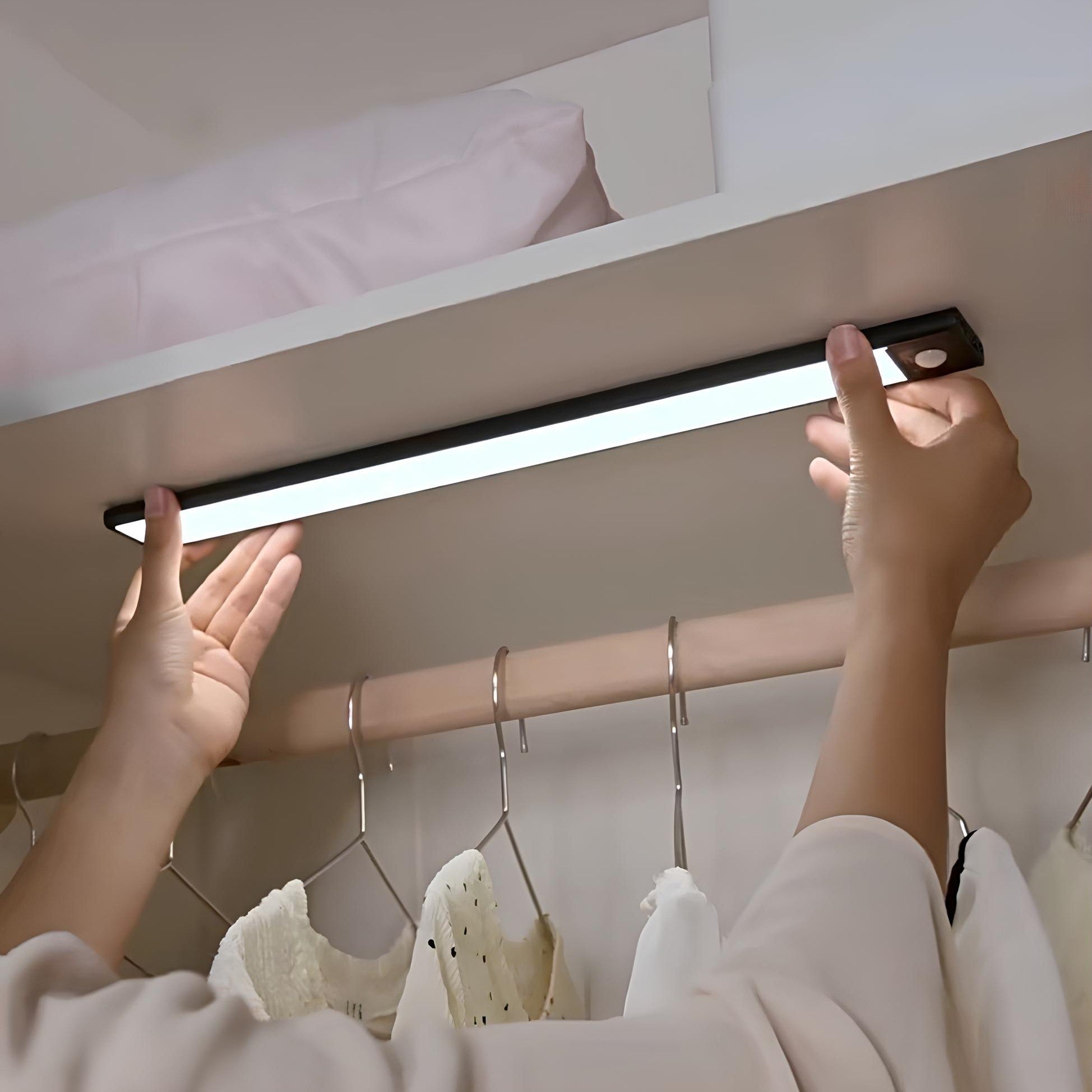 Motion Sensor Light ABS 8.0 cm Wireless USB Rechargeable Closet Hallway Night Lamp | Thomler