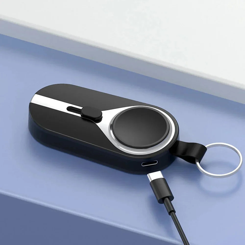 Wireless Charging Power Bank Clip 10.0 cm Portable Phone Smartwatch Charger Keychain | Thomler