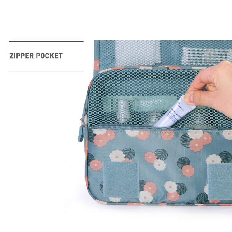 Hanging Toiletry Bag with Multiple Compartments for Travel – Water-Resistant Organizer for Makeup, Cosmetics & Grooming Essentials | Thomler