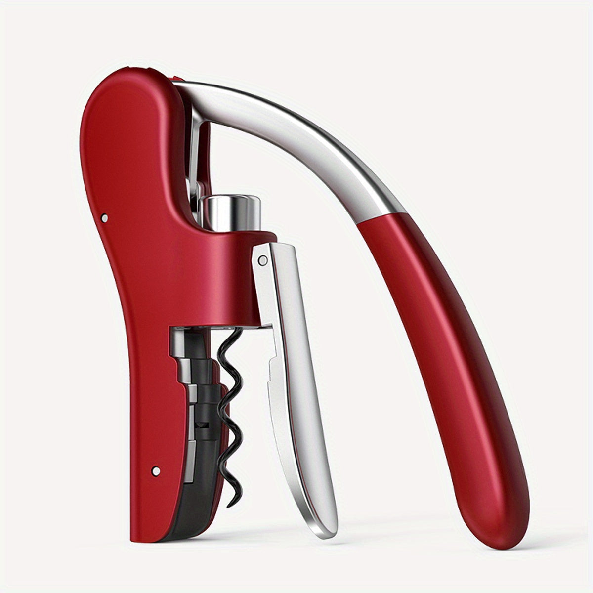 Lever-Action Wine Opener – Professional Corkscrew for Easy Bottle Opening at Home or in Restaurants | Thomler