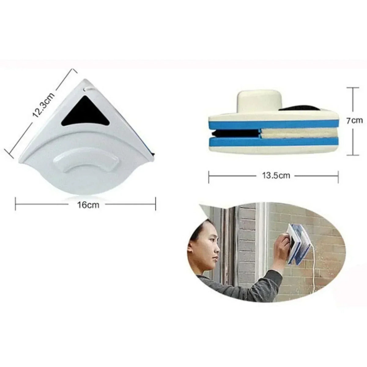Magnetic Window Cleaner Tool for Double-Sided Cleaning | Thomler